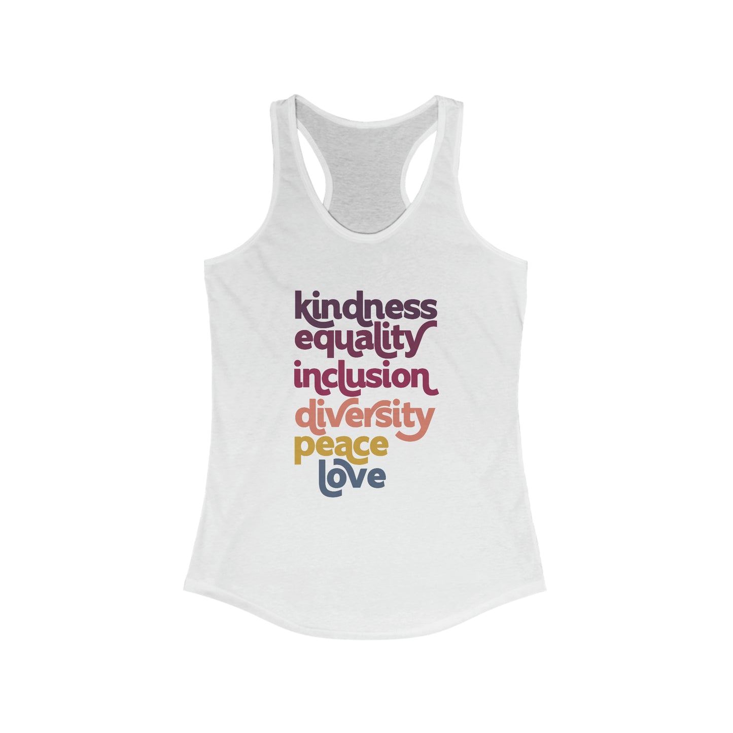Kindness, Equality and Inclusion Tank Top